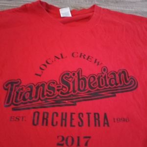 Local crew tour t-shirt Trans-Siberian orchestra 2